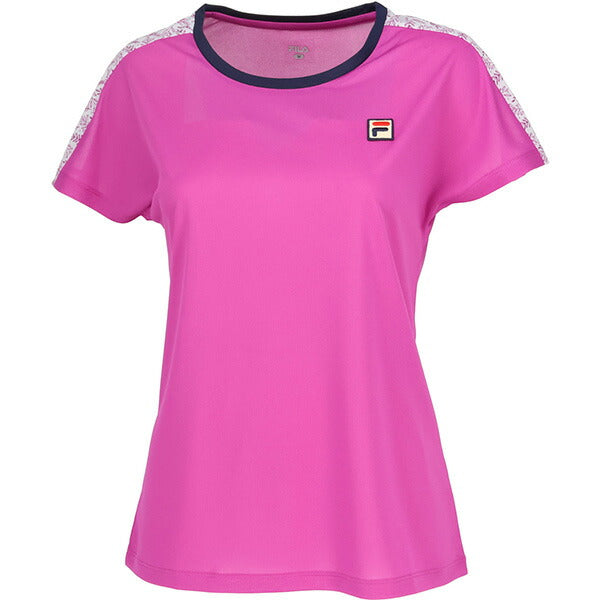 【ネコポス送料無料】フィラFILAレディーステニスウェアゲームシャツ半袖VL2872