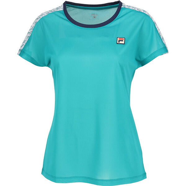 【ショップ限定エントリーでさらに+9倍】【ネコポス送料無料】フィラFILAレディーステニスウェアゲームシャツ半袖VL2872