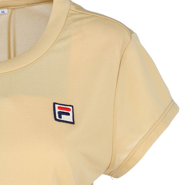 【ネコポス送料無料】フィラFILAレディーステニスウェアゲームシャツTシャツ半袖VL2876