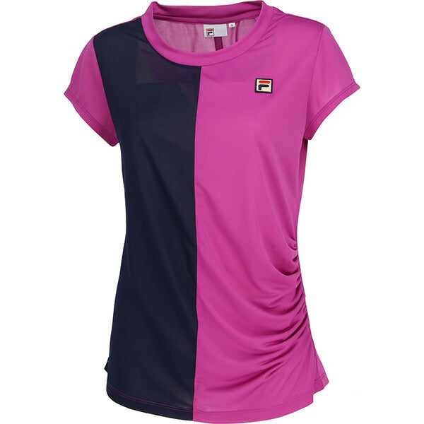 【ネコポス送料無料】フィラFILAレディーステニスウェアゲームシャツTシャツ半袖VL2876