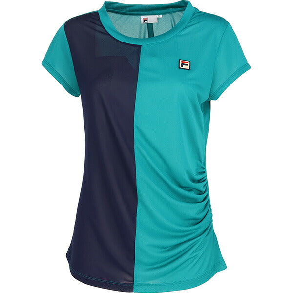 【ショップ限定エントリーでさらに+9倍】【ネコポス送料無料】フィラFILAレディーステニスウェアゲームシャツTシャツ半袖VL2876