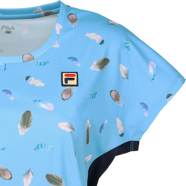 【ショップ限定エントリーでさらに+9倍】フィラFILAレディーステニスウェアシャツVL2910ゲームシャツTシャツ半袖