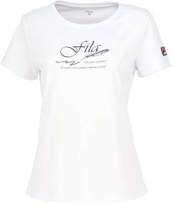 【ネコポス送料無料】FILAフィラテニスレディースTシャツグラフィックTシャツVL2925