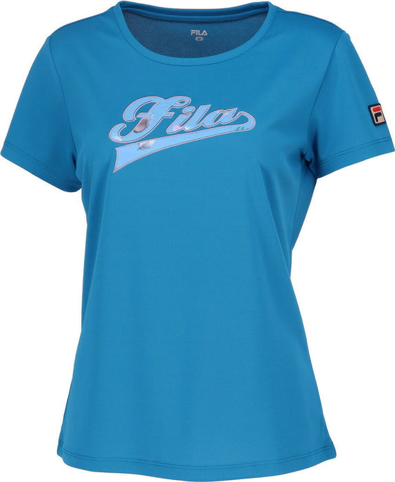 【ネコポス送料無料】FILAフィラテニスレディースTシャツアップリケTシャツVL2926