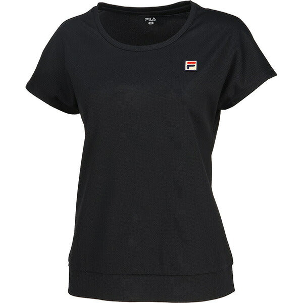 【ショップ限定エントリーでさらに+9倍】フィラFILAレディーステニスウェアシャツVL2942ワッフルTシャツゲームシャツ半袖