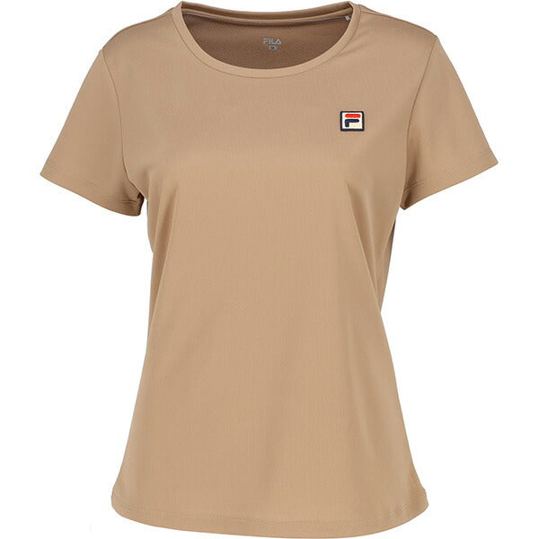 【ショップ限定エントリーでさらに+9倍】フィラFILAレディーステニスウェアシャツVL2953バックプリントTシャツグラフィック半袖