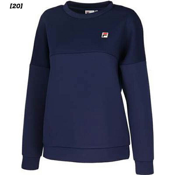 フィラFILAレディーステニスウェアウォームアップシャツVL2960スウェットトップストレーナー長袖