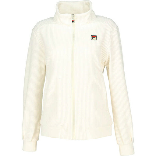 【ショップ限定エントリーでさらに+9倍】フィラFILAレディーステニスウェアシャツVL2972コーデュロイジャケットアウタージャケットフルジップ防寒