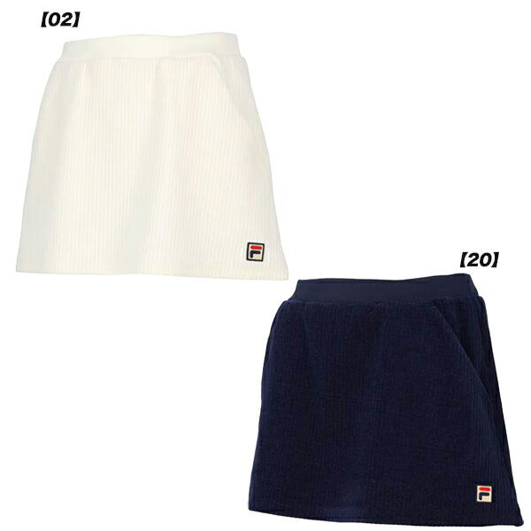 【ショップ限定エントリーでさらに+9倍】フィラFILAレディーステニススコートモーデュロイニットVL2974