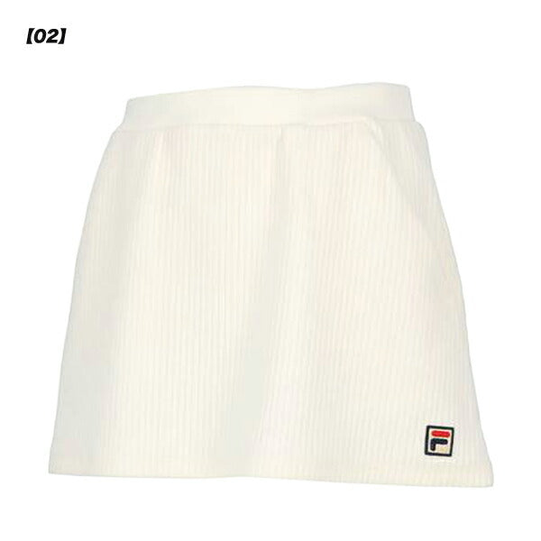 【ショップ限定エントリーでさらに+9倍】フィラFILAレディーステニススコートモーデュロイニットVL2974