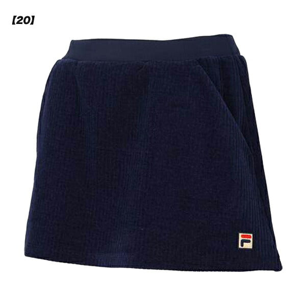 【ショップ限定エントリーでさらに+9倍】フィラFILAレディーステニススコートモーデュロイニットVL2974