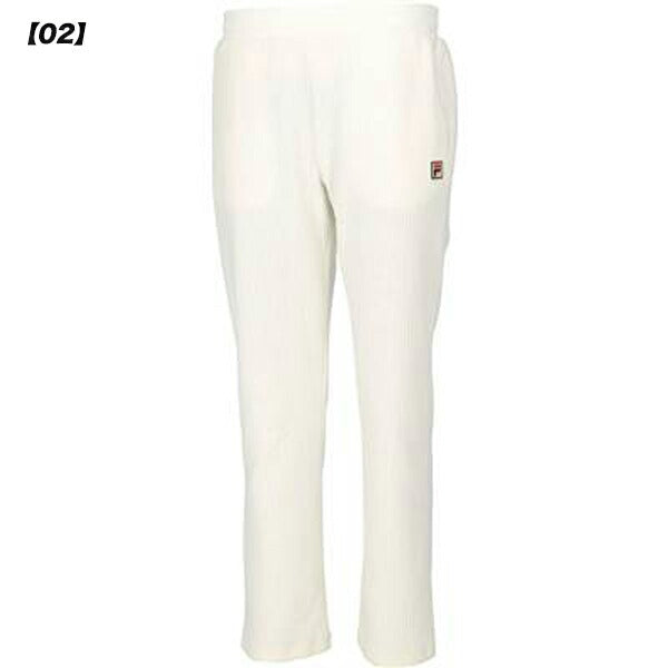 【ショップ限定エントリーでさらに+9倍】フィラFILAレディーステニスロングパンツウォームアップパンツモーデュロイニットVL2975