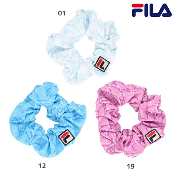 【ショップ限定エントリーでさらに+9倍】【ネコポス対応可】フィラFILAテニス水面プリントシュシュレディースウィメンズVL9321