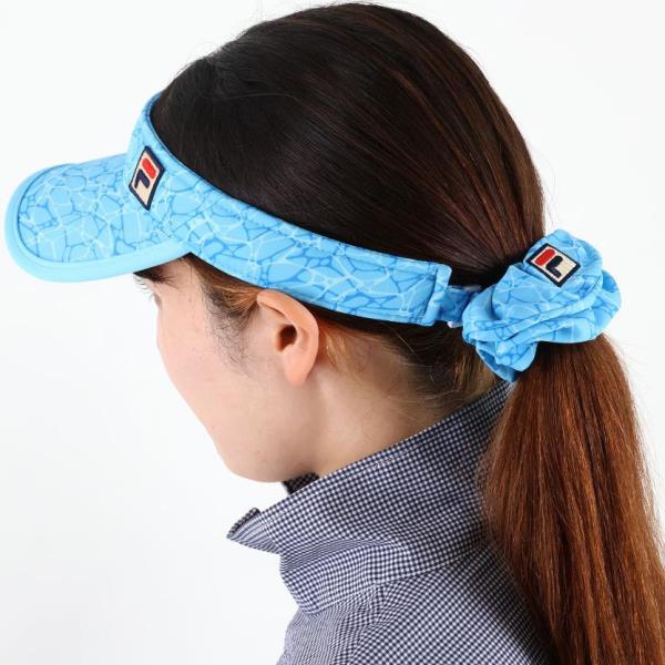 【ショップ限定エントリーでさらに+9倍】【ネコポス対応可】フィラFILAテニス水面プリントシュシュレディースウィメンズVL9321