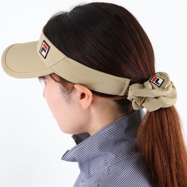 【ショップ限定エントリーでさらに+9倍】【ネコポス対応可】フィラFILAテニスドライサッカーギンガムシュシュレディースウィメンズVL9323