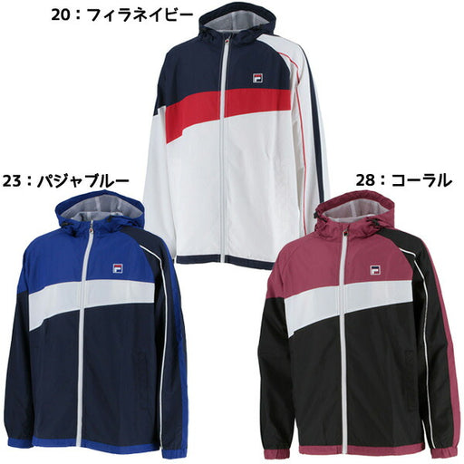 【ショップ限定エントリーでさらに+9倍】フィラFILAメンズテニスウィンドアップパーカーVM7013ウォームアップシャツウインドウェア