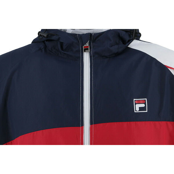 フィラFILAメンズテニスウィンドアップパーカーVM7013ウォームアップシャツウインドウェア
