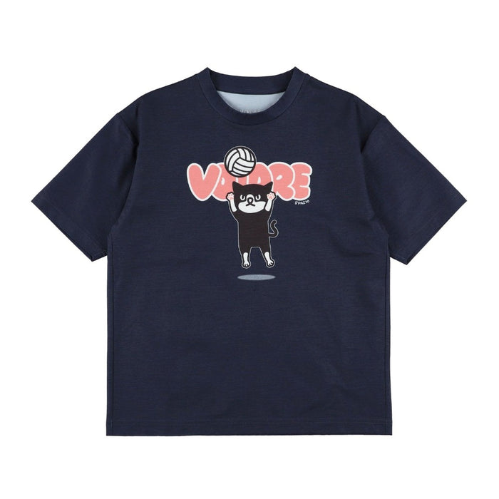 【ネコポス送料無料】spazioスパッツィオバレーボールゲームシャツジュニアJr.PippoトスTシャツVS-0025