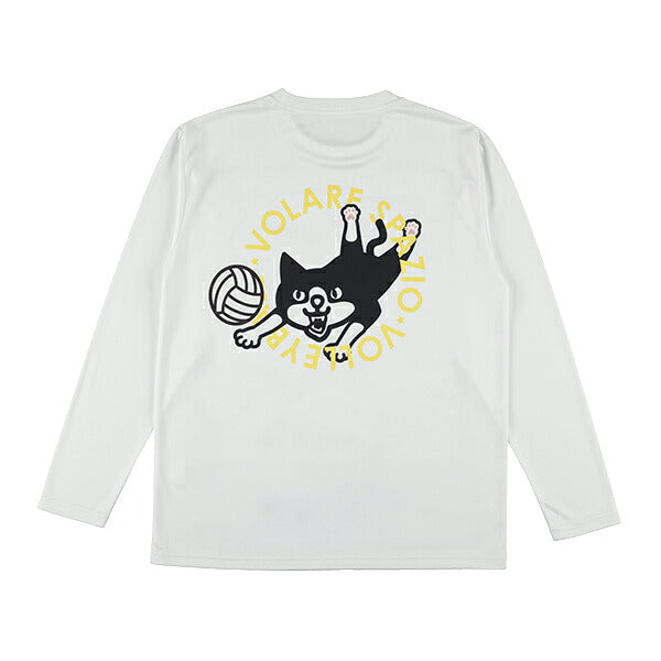 【ネコポス対応可】スパッツィオSpazioJr.PIPPOフライングレシーブロングプラシャツバレーボールシャツジュニアVS-0059