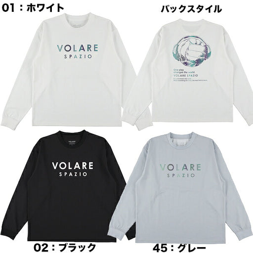 【ネコポス対応可】スパッツィオSpazioバレーボールヘッドフォンOVSロンTメンズレディース長袖VS-0071