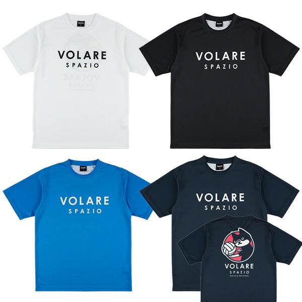 【ショップ限定エントリーでさらに+9倍】【ネコポス送料無料】スパッツィオSPAZIOバレーボールゲームシャツジュニアPIPPOプラシャツバレーシャツ半袖子供VS0002