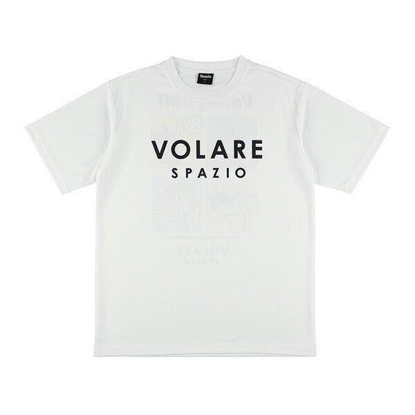 【ネコポス送料無料】スパッツィオSPAZIOバレーボールゲームシャツバレープラシャツSPAZIOPIPPOプラシャツピッポくんプラシャツVS0003