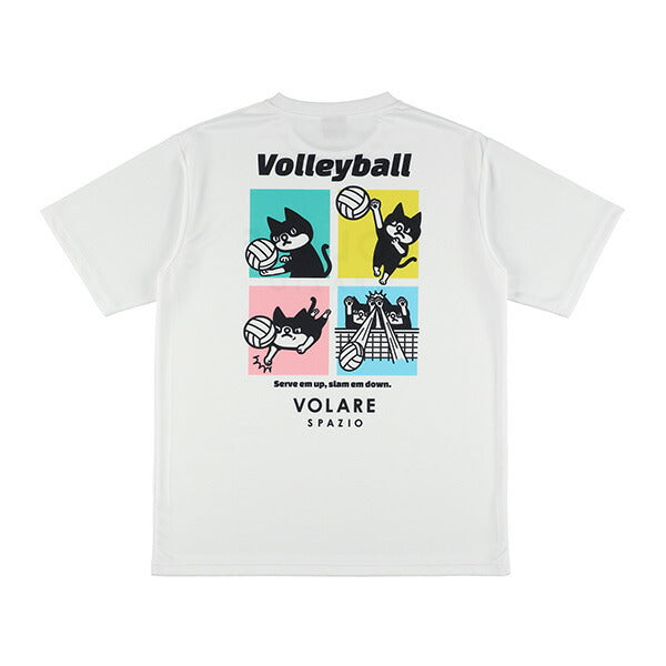 【ネコポス送料無料】スパッツィオSPAZIOバレーボールゲームシャツバレープラシャツSPAZIOPIPPOプラシャツピッポくんプラシャツVS0003