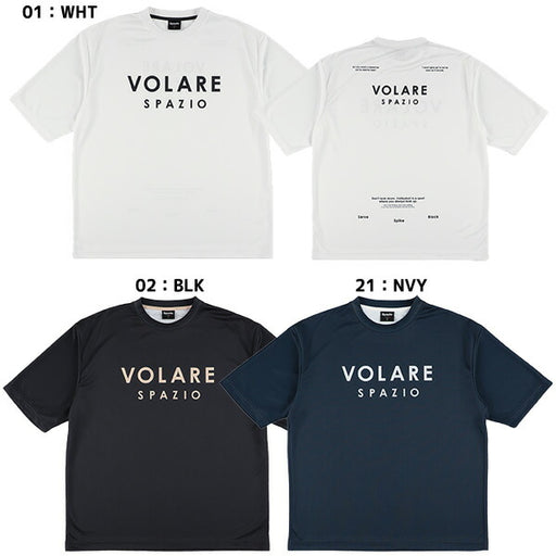 【ショップ限定エントリーでさらに+9倍】【ネコポス送料無料】スパッツィオSPAZIOバレーボールゲームシャツVolarプラシャツバレーシャツ半袖子供VS0008