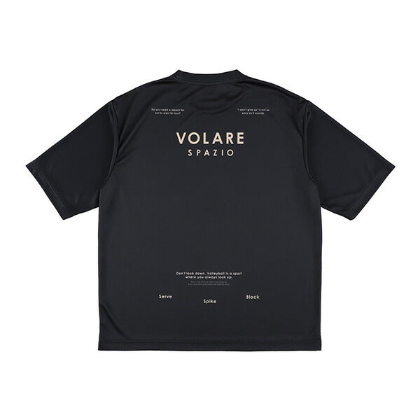 【ショップ限定エントリーでさらに+9倍】【ネコポス送料無料】スパッツィオSPAZIOバレーボールゲームシャツVolarプラシャツバレーシャツ半袖子供VS0008