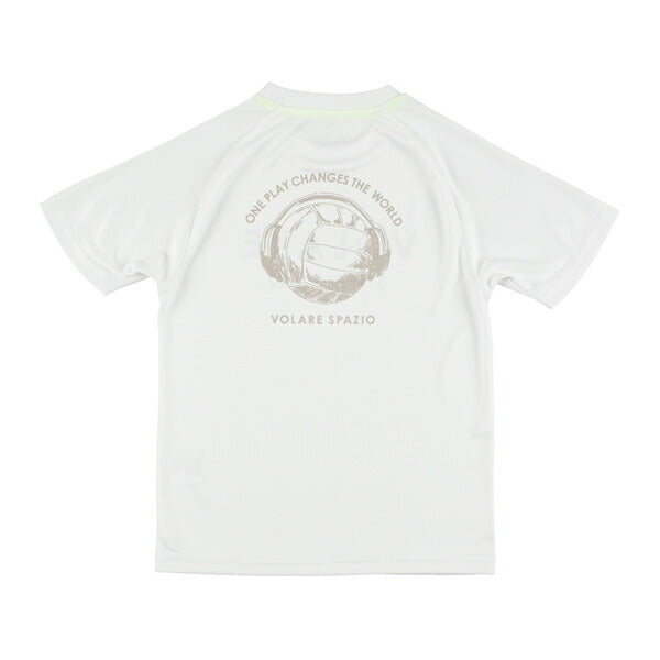 【ネコポス送料無料】スパッツィオSPAZIOVOLAREバレーボールヘッドフォンプラシャツゲームシャツメンズレディースVS0038