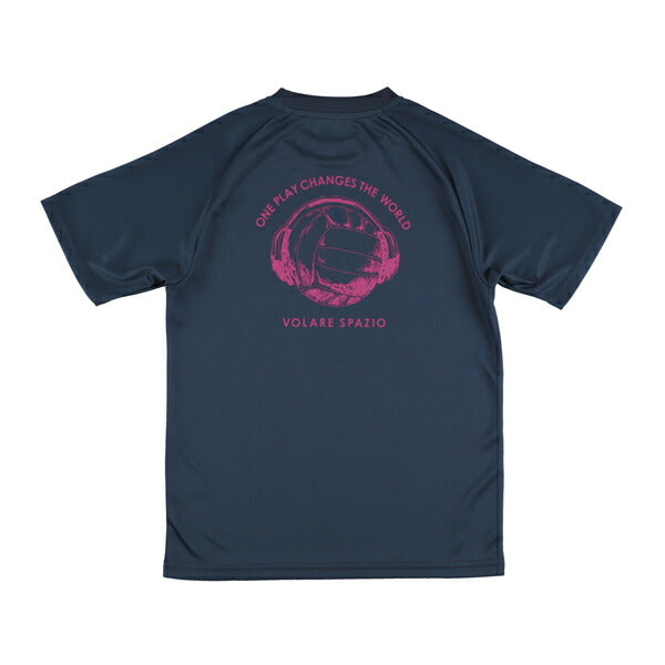 【ネコポス送料無料】スパッツィオSPAZIOVOLAREバレーボールヘッドフォンプラシャツゲームシャツメンズレディースVS0038