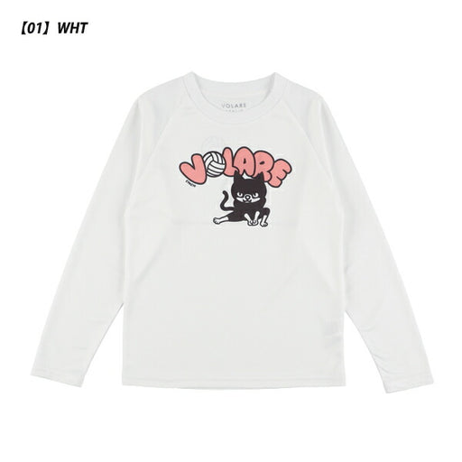 【ネコポス送料無料】スパッツィオSPAZIOVOLAREPIPPOレシーブロンプラJrバレーボールゲームシャツジュニア子供VS0041