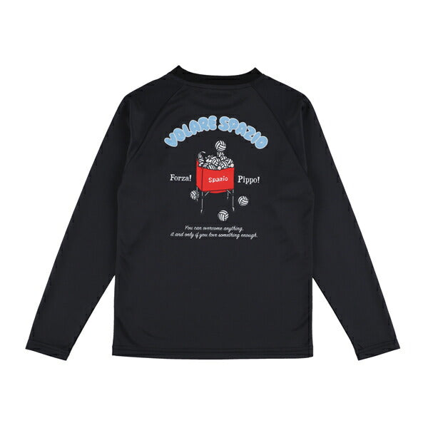 【ネコポス送料無料】スパッツィオSPAZIOPIPPOボールカートロンプラバレーボールゲームシャツメンズレディースVS0042