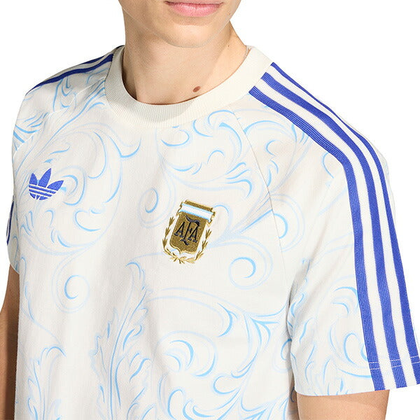 アルゼンチン代表ARG2026オリジナルスオールオーバープリントTシャツVT260-KF0323サッカー半袖オフホワイトアディダスadidas