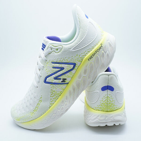 FreshFoamX1080v12ニューバランスNewBalanceW108012D-Bホワイトブルーランニングシューズ