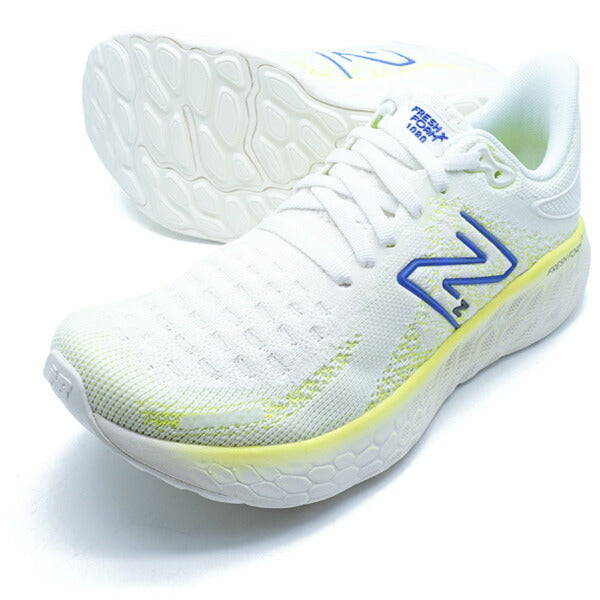 FreshFoamX1080v12ニューバランスNewBalanceW108012D-Bホワイトブルーランニングシューズ