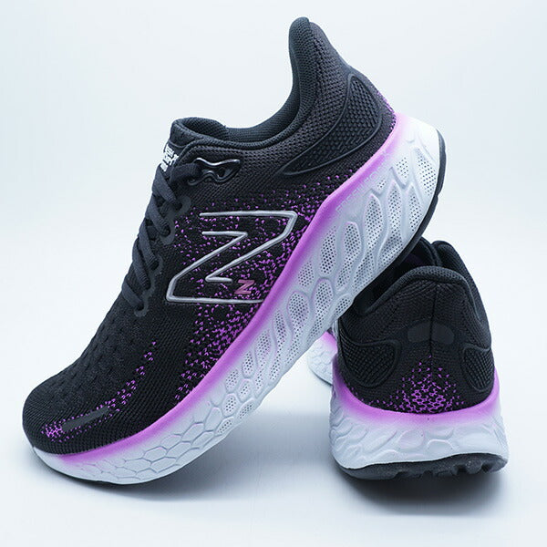【ショップ限定エントリーでさらに+9倍】FreshFoamX1080v12ニューバランスNewBalanceW108012J-Dブラックパープルランニングシューズ