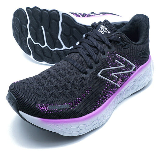 【ショップ限定エントリーでさらに+9倍】FreshFoamX1080v12ニューバランスNewBalanceW108012J-Dブラックパープルランニングシューズ