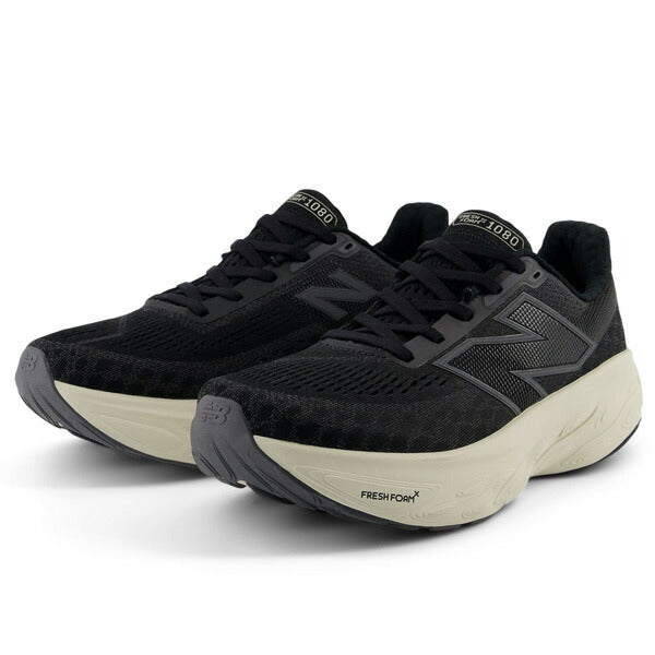 ニューバランスNewBalanceレディースランニングシューズFreshFoamX1080v14フレッシュフォームW1080B14-DマラソンジョギングNEWカラーブラック