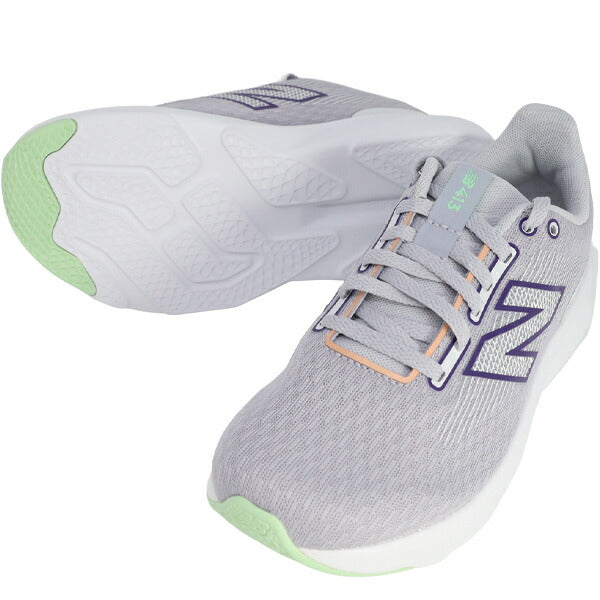 ニューバランスNewBalanceレディースランニングシューズW413DマラソンジョギングW413GB3-D