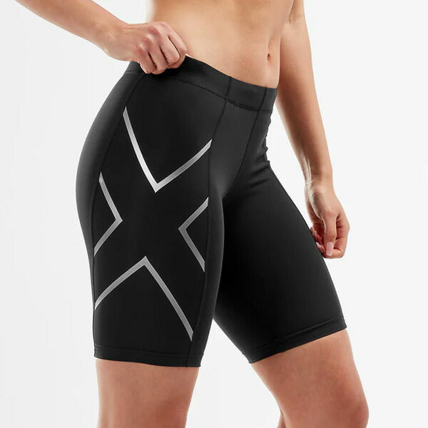 【ネコポス送料無料】2XUツータイムズユーレディースランニングタイツCompressionShortsWXコンプレッションショーツスポーツウェアWA4176B