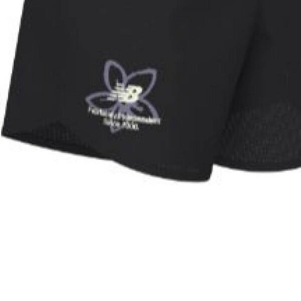 【ネコポス送料無料】ニューバランスNewBalanceレディースランニングパンツ5インチグラフィックウーブン26SSショートパンツWB6147XZ-BK