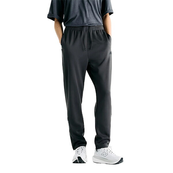 ニューバランスNEWBALANCEトラックパンツニットパンツ（テーパード）レディース大人吸湿速乾保温ダブルニットテーパードWB6218T8-BLK