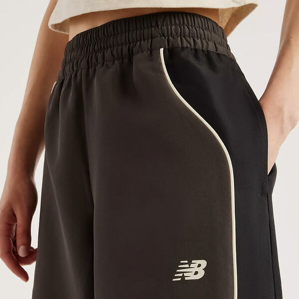 ニューバランスNewBalanceレディースブレーカーパンツトラックサイドウィーブンパンツ26FWWB62O9UF-BLK