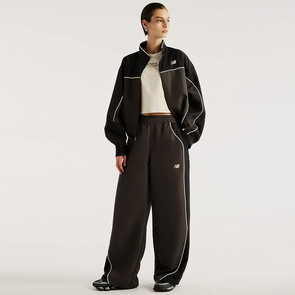 ニューバランスNewBalanceレディースブレーカーパンツトラックサイドウィーブンパンツ26FWWB62O9UF-BLK