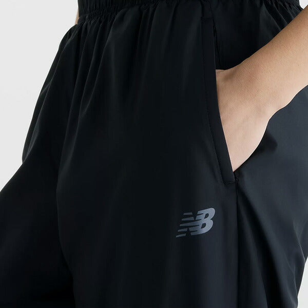 ニューバランスNewBalanceレディースブレーカーパンツウーブントラックパンツ裏トリコット起毛26FWWB62W3G8-BK