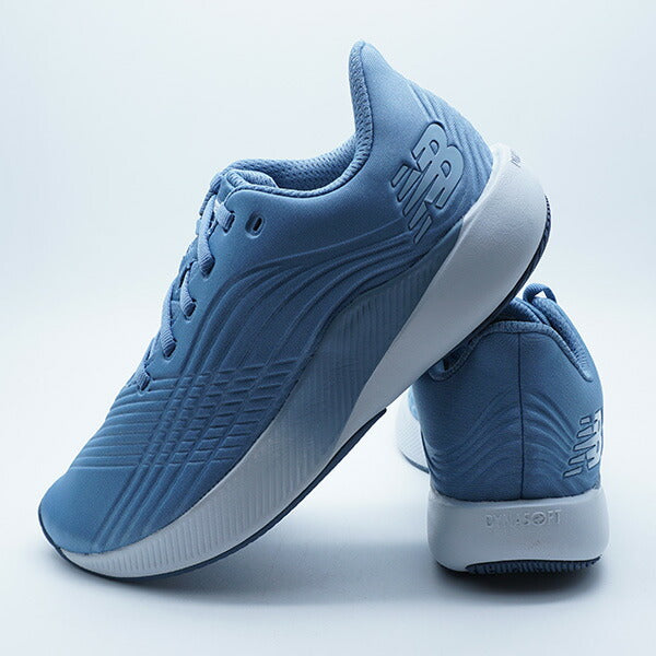【ショップ限定エントリーでさらに+9倍】DynaSoftBeayav2ニューバランスNewBalanceWBEYLB2-Dブルーグレージュニアランニングシューズ