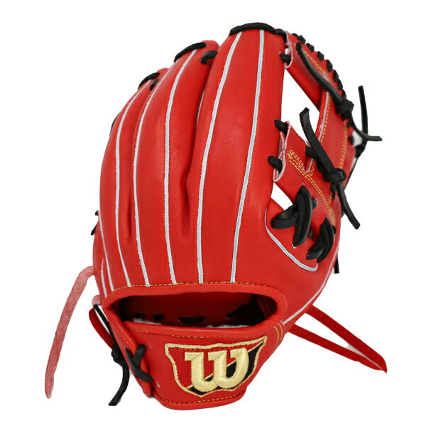 【型出し済み】ウィルソンwilson野球硬式野球グローブ中学高校右投げ即使用可柔らかグローブWBW101063
