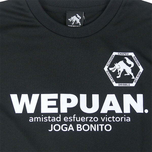 【ショップ限定エントリーでさらに+9倍】【ネコポス送料無料】ウエプアンWEPUANWEPサッカーボールプラWEAR-S3サッカーフットサルプラクティスシャツTシャツ半袖練習着メンズ