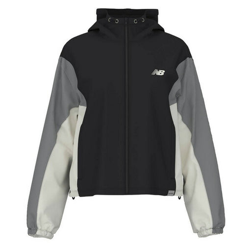 ニューバランスNewbalanceレディースウーブンフーデッドジャケット26SSWJ61M2MG-BK